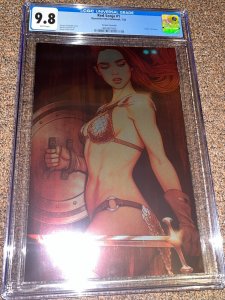 Red Sonja 1 (Dynamite 2023), Frison ZU 1:25 Virgin Foil Variant, CGC 9.8