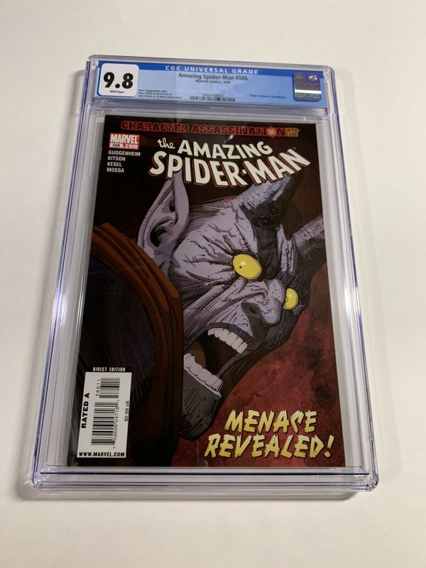 Amazing Spider-man 586 Cgc 9.8 Marvel Regular Cover White Pages