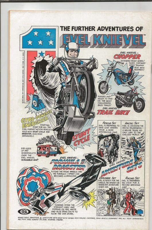 Blackhawk #244 ORIGINAL Vintage 1976 DC Comics w/ Evel Knievel Ad