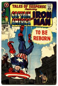 TALES OF SUSPENSE #96 comic book-CAPTAIN AMERICA/IRON MAN - FN+