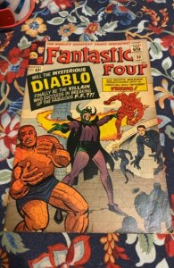 Fantastic Four #30 (1964)the infamous diablo- see description