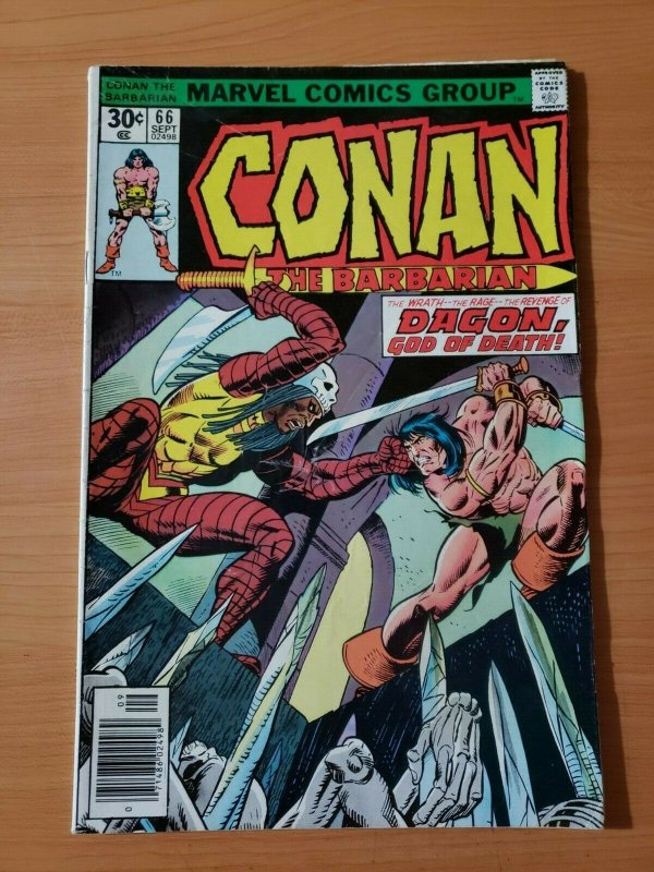 Conan The Barbarian #66 ~ FINE - VERY FINE VF ~ 1976 Marvel Comics