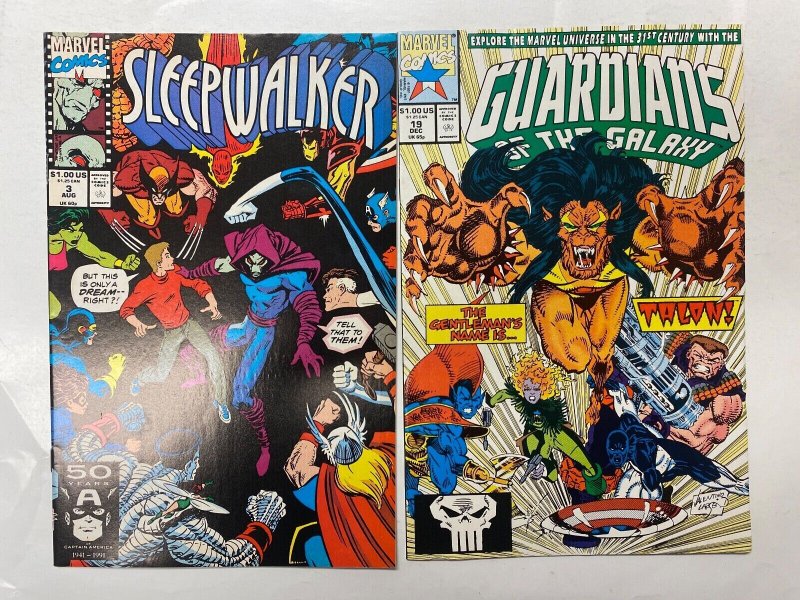 4 MARVEL comic books First X-Men #4 Surfer/ Warlock #1 Sleepwalker #3 57 KM19