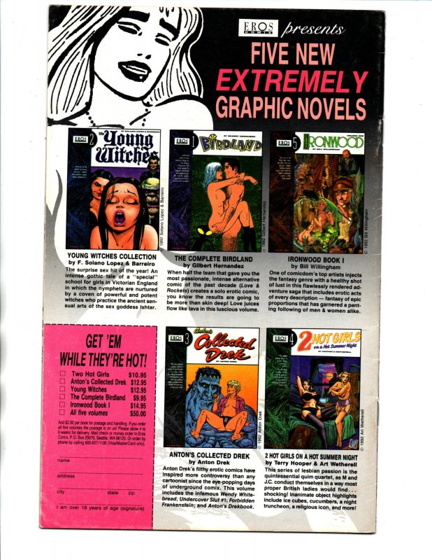 Dracula's Daughter #1 - Forbidden Frankenstein - Eros Comix - FN