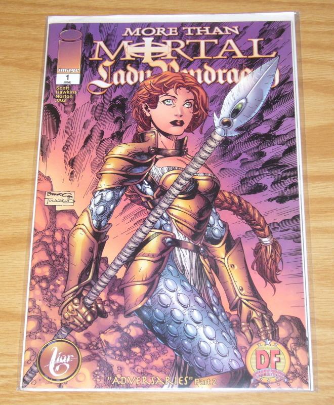 More Than Mortal/Lady Pendragon 1 VF/NM dynamic forces variant w/COA (1253/5000)