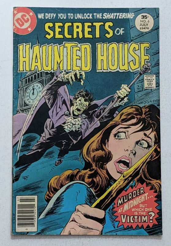 Secrets Of Haunted House #6 (Jul 1977, DC) VG 4.0 Jim Aparo cover