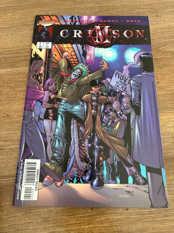 Crimson # 2 NM 1st Print Variant Cliffhanger Comic Book 3 J456