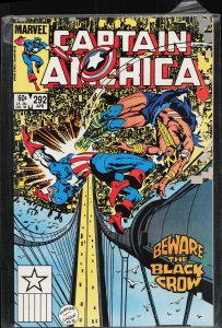 Captain America #292 (1984) Captain America [Key Issue]