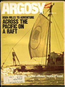 Argosy 11/1971-Popular-Pacific Raft Crossing-exploitation-pulp fiction-VG