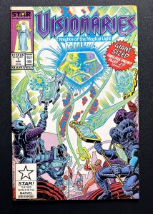 Visionaries #1 (1987) Bob Budiansky Art -[KEY] 1st Team App - FN+