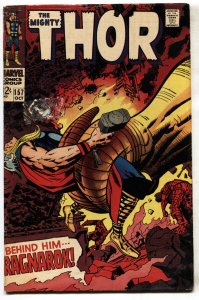 THOR #157--1968--MARVEL--SILVER-AGE--comic book--VG