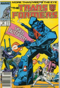 Transformers #32 Marvel Comics 1987 VF Newsstand Variant