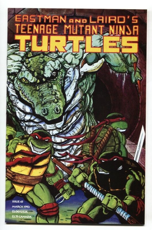 TEENAGE MUTANT NINJA TURTLES #45 comic book 1992 NM-