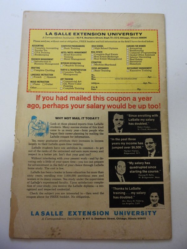 The Avengers #102 (1972) GD+ Condition