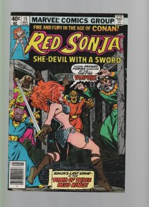 Red Sonja #15 vf+ to vf/nm 