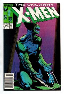 Uncanny X-Men #234 newsstand - Wolverine - Marc Silvestri Cover - 1988 - (-NM)