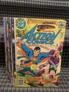 Action Comics “SUPERMAN” (Lot of 37) DC Various Issues *See Photos (C1076)
