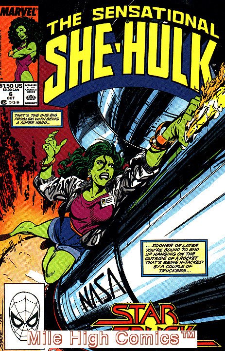 SHE-HULK  (1989 Series)  (SENSATIONAL SHE-HULK)(MARVEL) #6 Good Comics Book