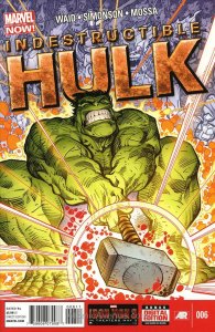 Indestructible Hulk #6 VF ; Marvel | Mark Waid Thor's hammer