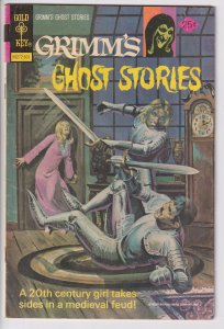 GRIMM'S GHOST STORIES #21 (Jan 1975) VG 4.0 light cream-white paper.