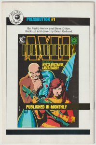 Night Music #1 (Dec 1984, Eclipse), VG condition (4.0)