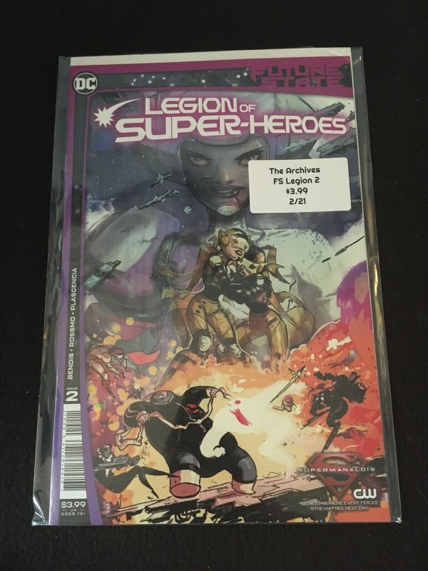 FUTURE STATE: LEGION OF SUPER-HEROES #1(Two Cover Versions), 2 VFNM Condition