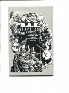 R.A.K. Proudly Presents #0 - Ashcan Promo Signed 5x LTD 2000 (7.0/7.5) 1987