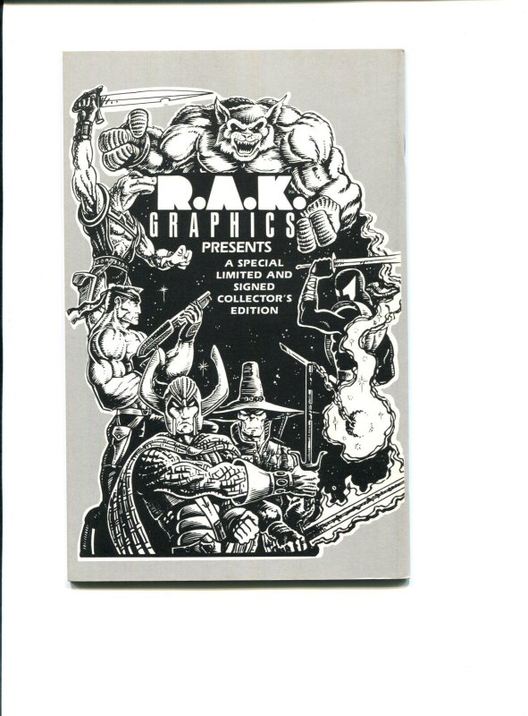R.A.K. Proudly Presents #0 - Ashcan Promo Signed 5x LTD 2000 (7.0/7.5) 1987