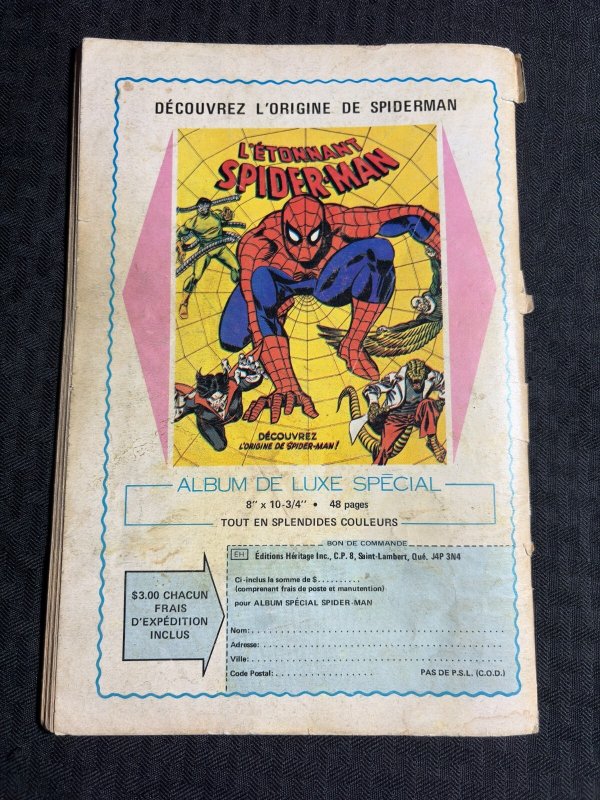 1978 INVINCIBLE IRON MAN French Comic #59/60 GD+ 2.5 George Tuska