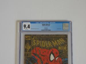 Spider-Man #1, Gold Edition CGC 9.4; Todd McFarlane classic! Lizard appears!!