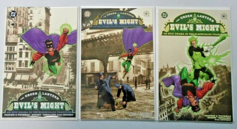 Green Lantern Evil's Might set #1 to #3 all 3 different books 8.0 VF (2002)