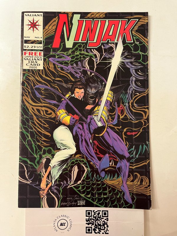 Ninjak #4 NM Valiant Comic Book Solar XO-Manowar Turok Shadowman  21 HH10
