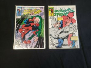 THE SPECTACULAR SPIDER-MAN 4PC (VF) ISSUES #188, 190, 194, & 222, B&B 1992-95 