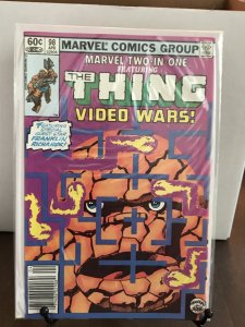 Marvel Two-in-One 98  9.0 (our highest grade)  Thing & Video Wars!  1983