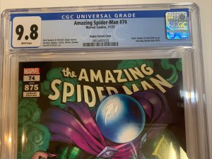 Amazing Spider-Man (2021) # 74 (CGC 9.8 WP)  Begley Variant Cover 1:25 |Census=6