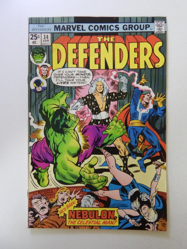 The Defenders #34 (1976) FN/VF condition