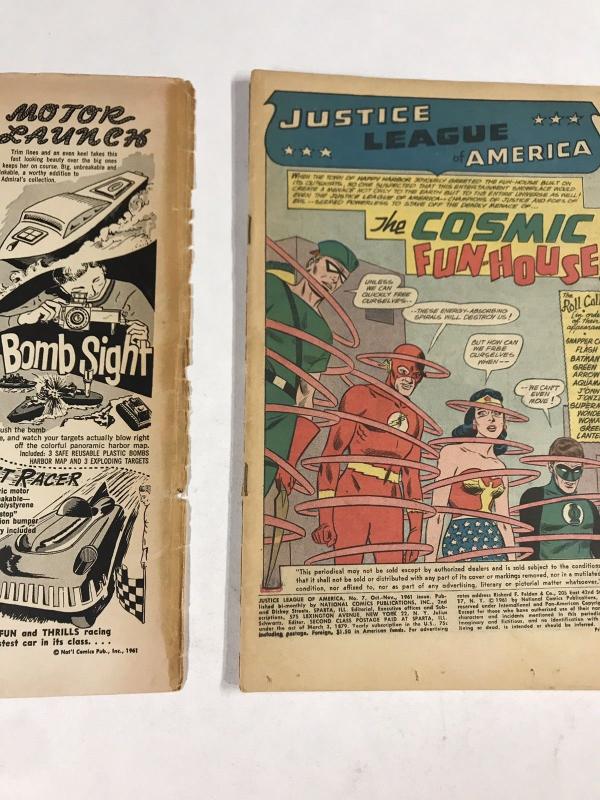 Jla Justice League Of America 7 2.0 Gd Good Dc Silver Age Cover Detached