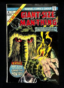 Giant-Size Man-Thing #4 1st Howard the Duck Solo Story!
