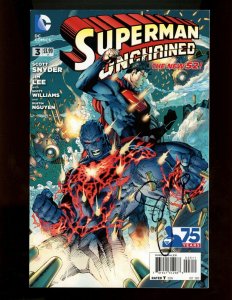 (2013) Superman Unchained #3 - SIGNED BY SCOTT SNYDER! (9.0/9.2)
