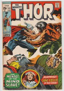 Thor, the Mighty #172 (Jan-70) VF+ High-Grade Thor