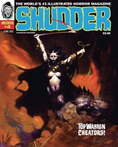 Shudder #4 VF/NM; Warrant | Frank Frazetta magazine - we combine shipping 