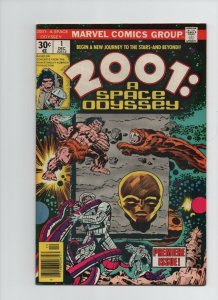 2001 A Space Odyssey #1 - Premiere Issue - 1976 (Grade 7.5) WH