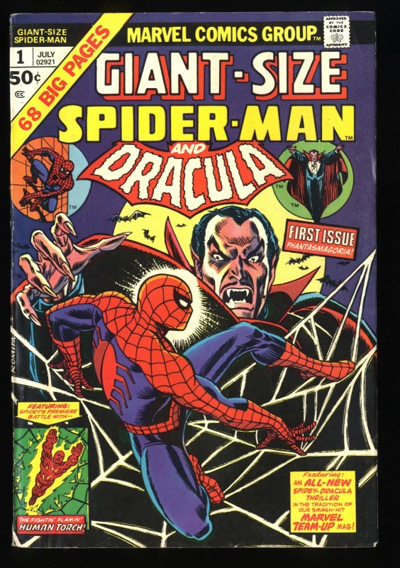 Giant-Size Spider-Man #1 FN 6.0 Dracula!