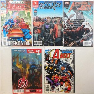 Avengers Lot 5 #368, 5th 24, Occupy 1, New 13, A-Next 2 1993 Marvel Comics