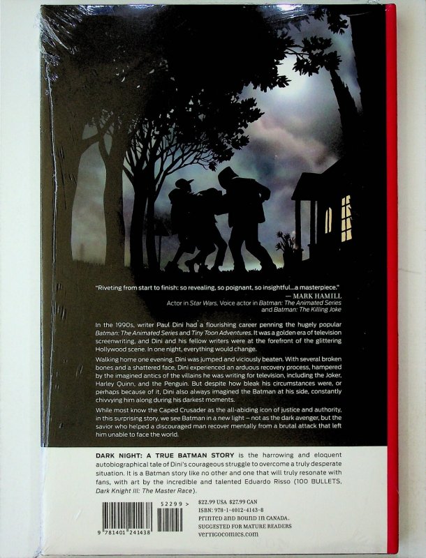 Dark Night A True Batman Story Graphic Novel Vertigo Paul Dini