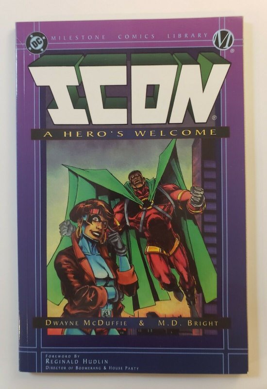 ICON A HERO'S WELCOME TPB SOFT COVER DC COMICS/MILESTONE MEDIA NM