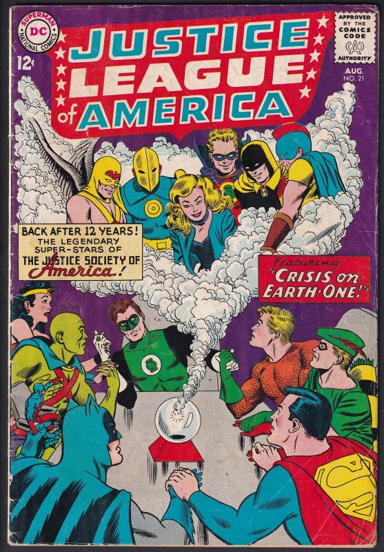 Justice League of America 21 (1963) VG+ Silver Age DC Comics