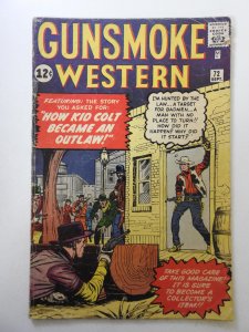 Gunsmoke Western #72 (1962) GD/VG Condition! Moisture stain