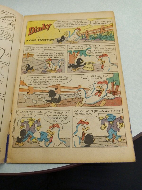 DINKY DUCK #18 Pines Comics 1958 cbs tv cartoons silver age Terry toons