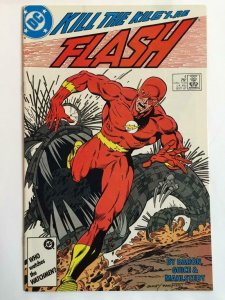 FLASH #4, VF+, Mike Baron, Jackson Guice, 1987, more DC in store